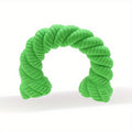Heavy duty rubber rope chew and tug dog toy - image 1