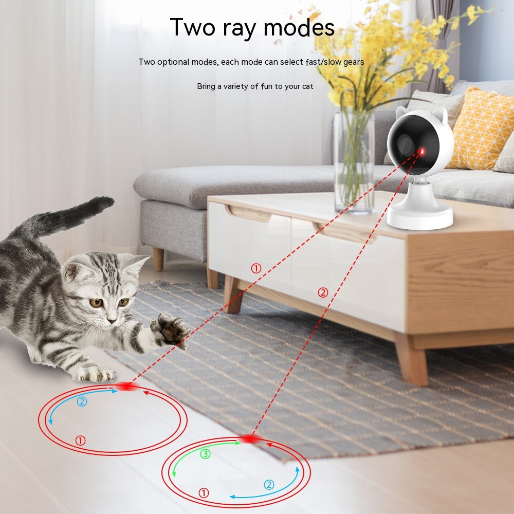Smart USB rechargeable laser cat teaser toy - image 4