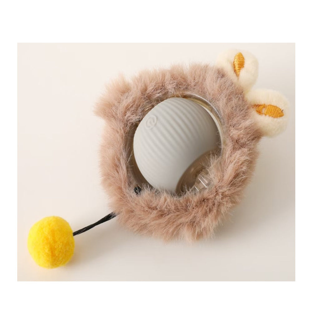 Interactive touch-activated rolling cat ball toy - image 7