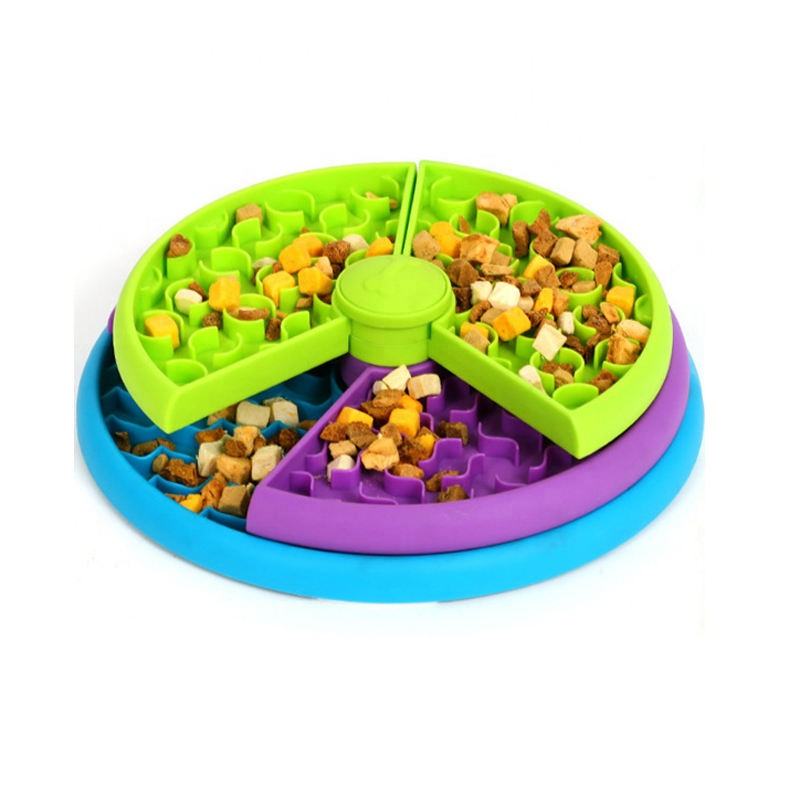 3-in-1 interactive dog puzzle feeder with rotating slow feeder and lick mat - image 5