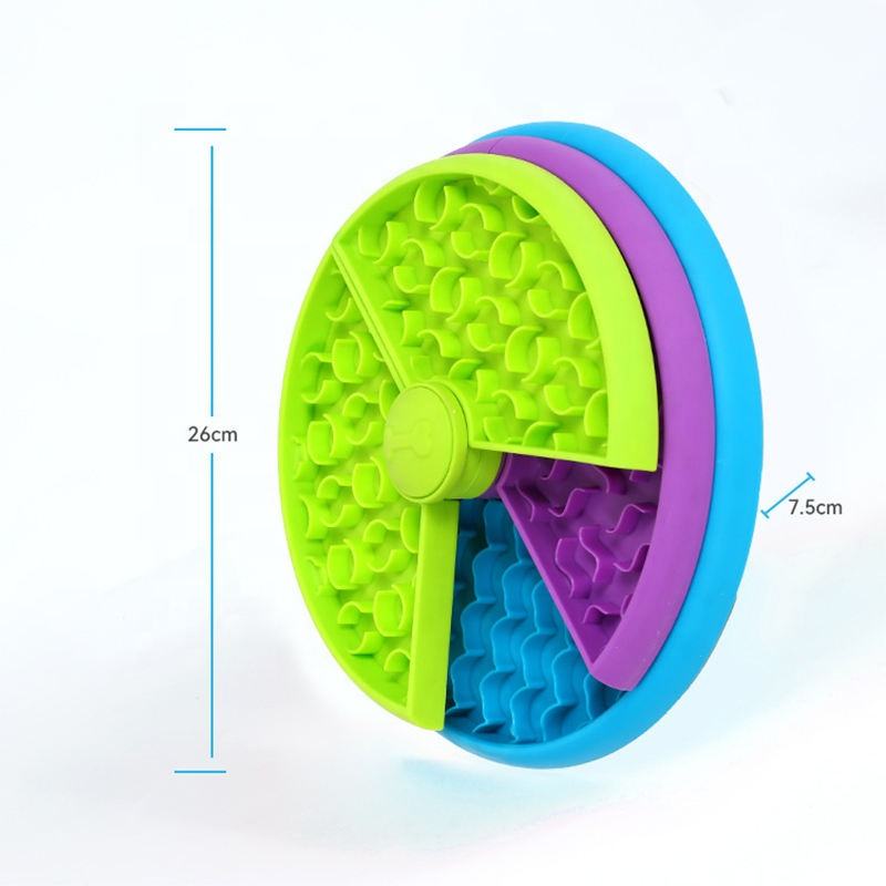 3-in-1 interactive dog puzzle feeder with rotating slow feeder and lick mat - image 2
