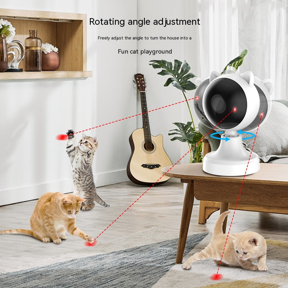 Smart USB rechargeable laser cat teaser toy - image 2