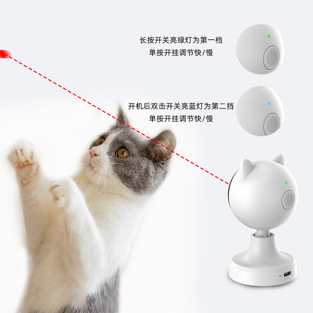 Smart USB rechargeable laser cat teaser toy - image 9